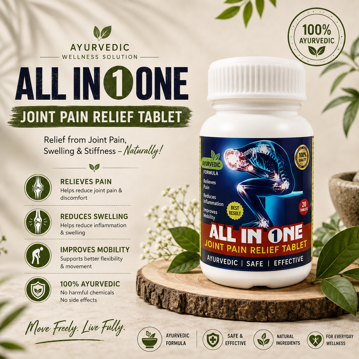 All In 1 ONE Joint Pain Relief Tablet