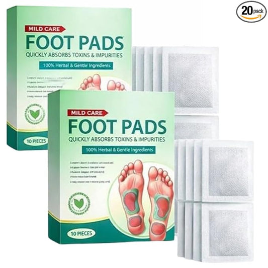 Foot patch (pack of 2) Herbal And Gentle Ingredient Detox Foot Pads, Natural Ingredients for Sleep Aid, Pain Relief, Toxin Removal with Bamboo Vinegar