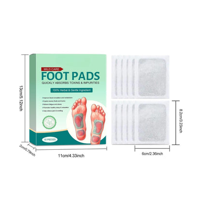 Foot patch (pack of 2) Herbal And Gentle Ingredient Detox Foot Pads, Natural Ingredients for Sleep Aid, Pain Relief, Toxin Removal with Bamboo Vinegar